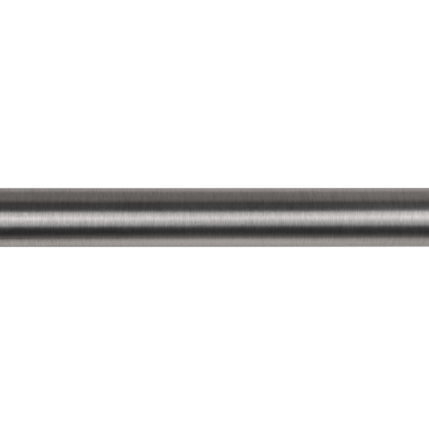 Kirsch Designer Metal Drapery Rod Pole - Silver