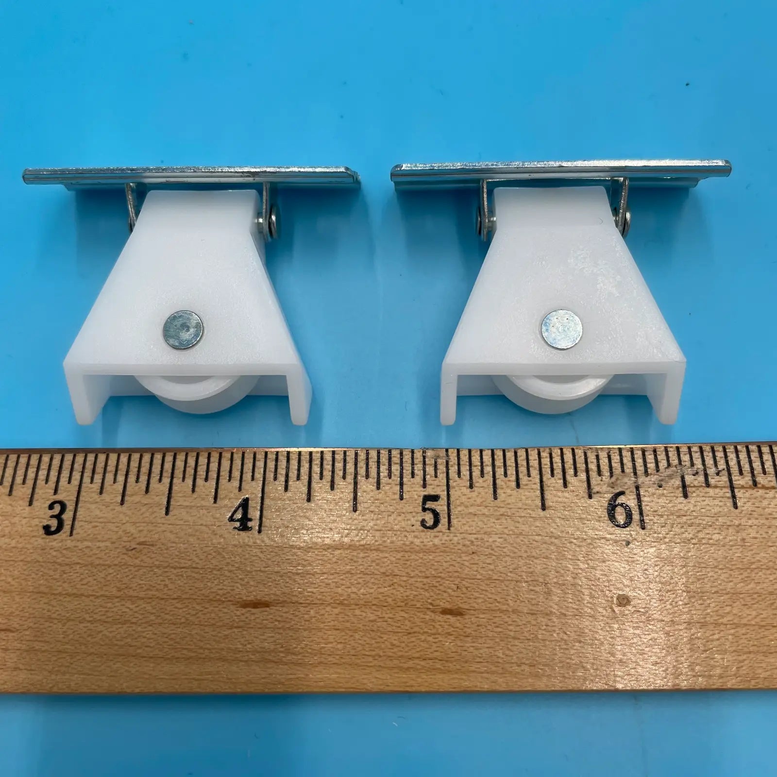 Swivel Cord Guides Pulley Runners for Roman Shades - 3/8" Wheel
