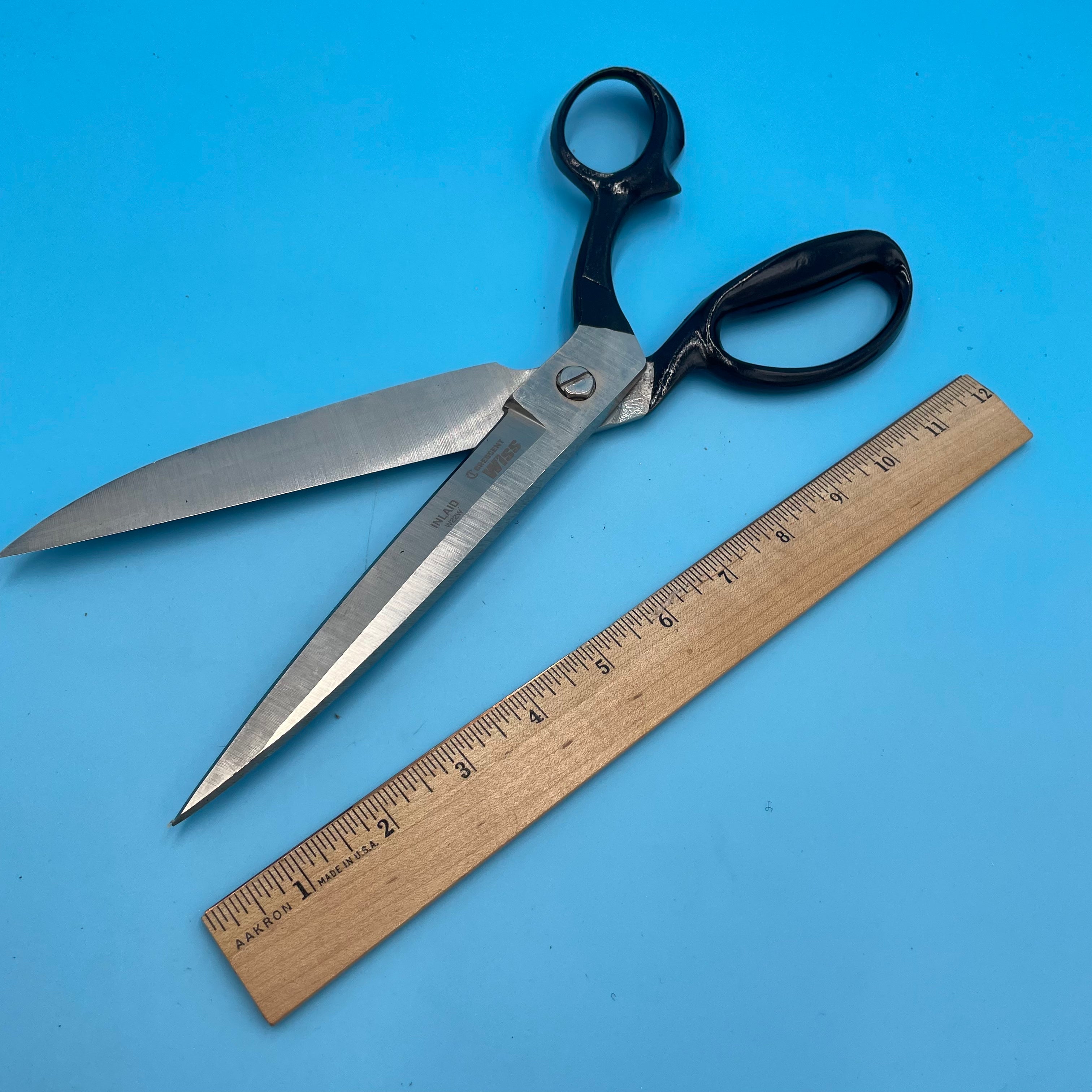 Wiss 12" Wide Blade Bent Upholstery & Carpet Shears - W22W