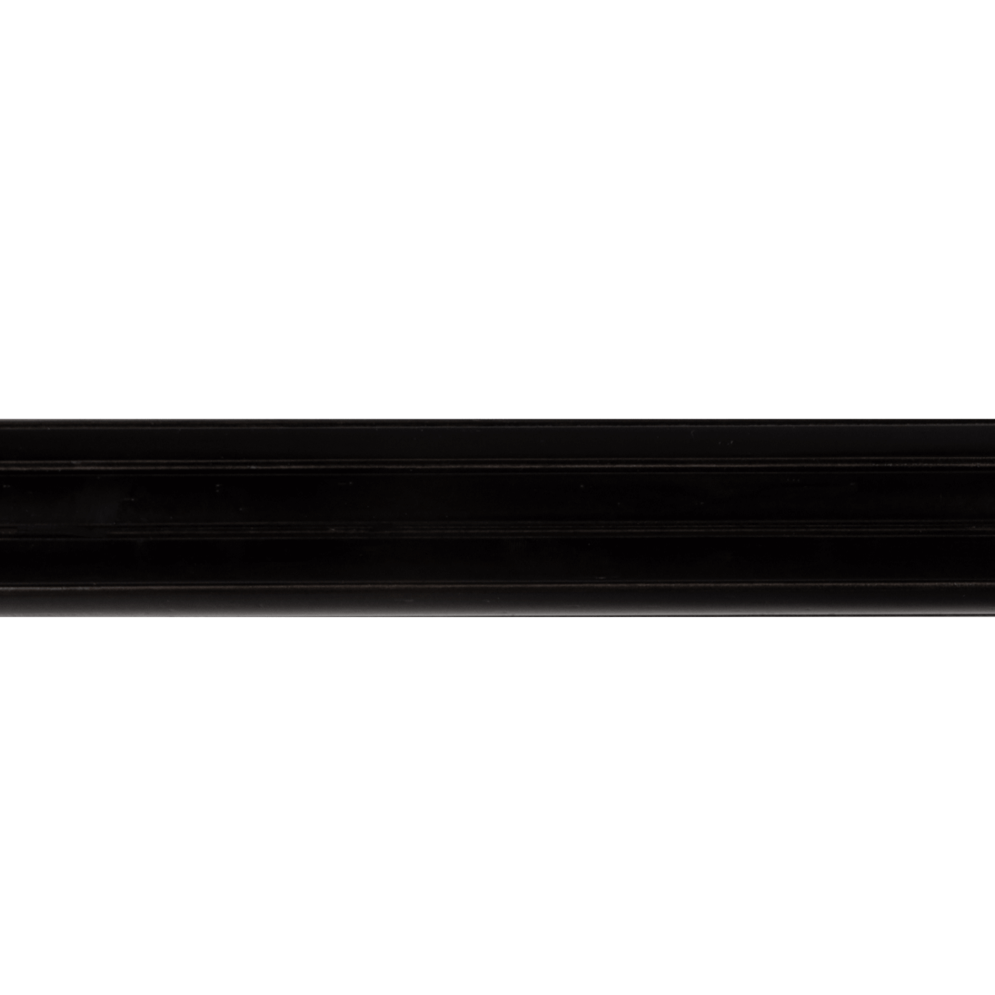 Wood Trends 2 inch Fluted Pole Black