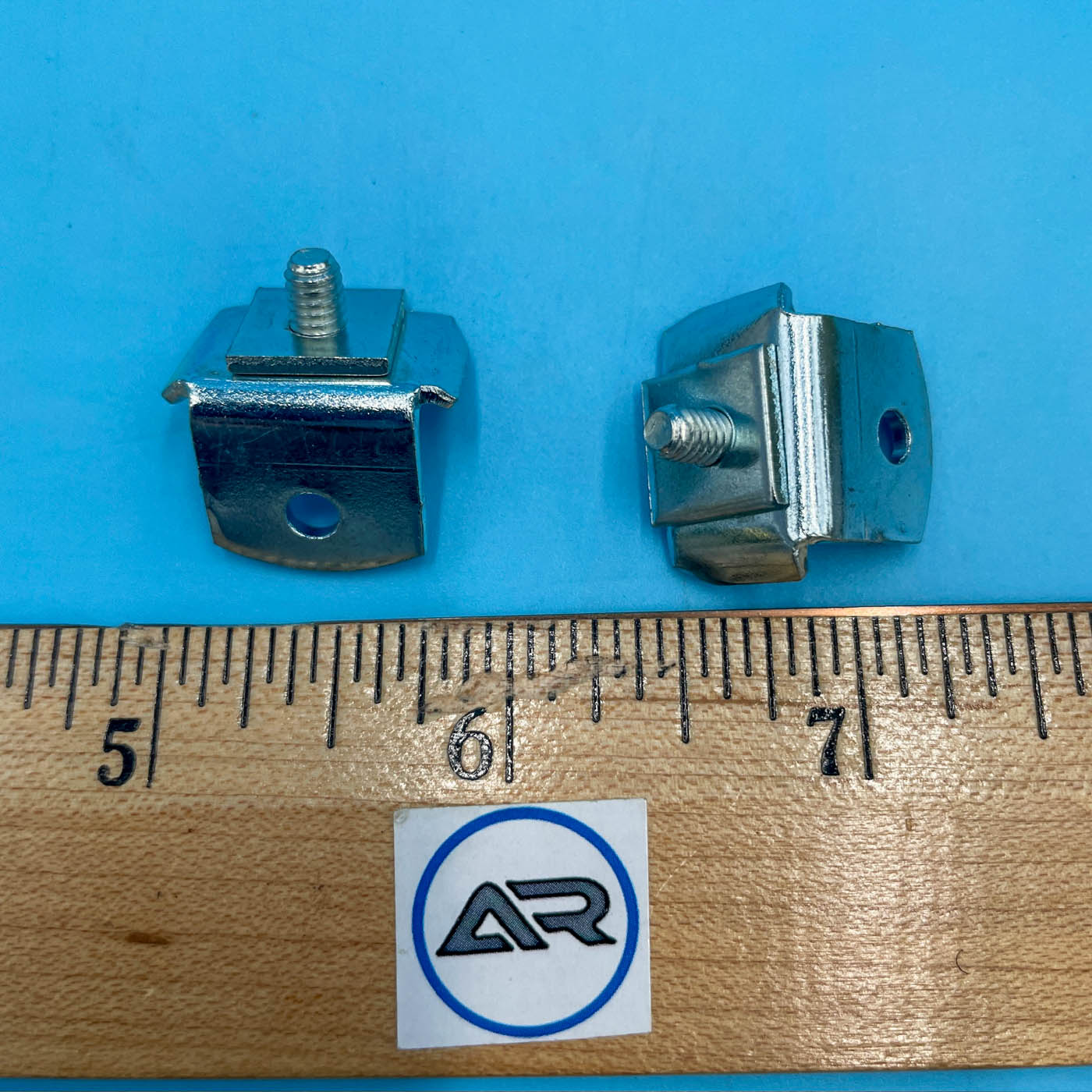 Kirsch Architrac End Stop With Pin Hole Return - 9684 - Kirsch Architrac Series 9046