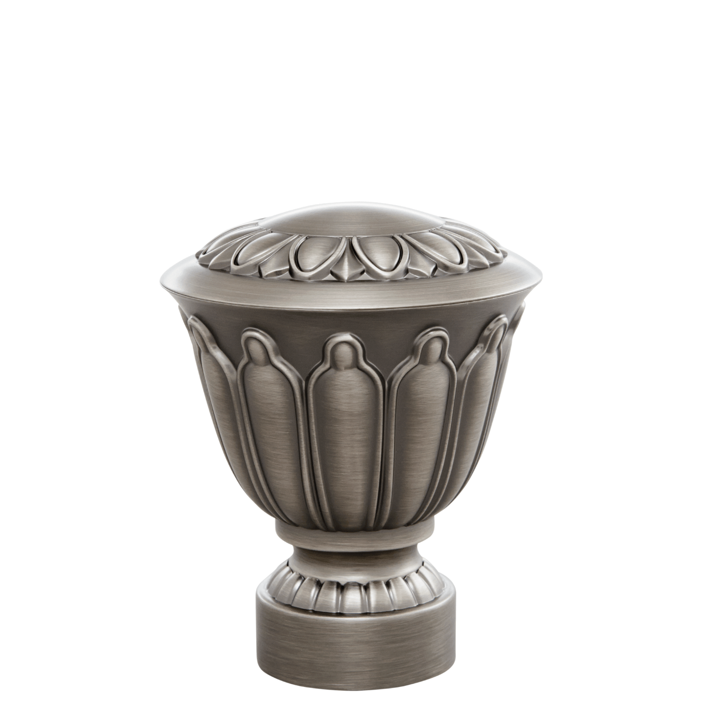 AriA Bellaire Urn Antique Finial 1-3/8" Antique Pewter