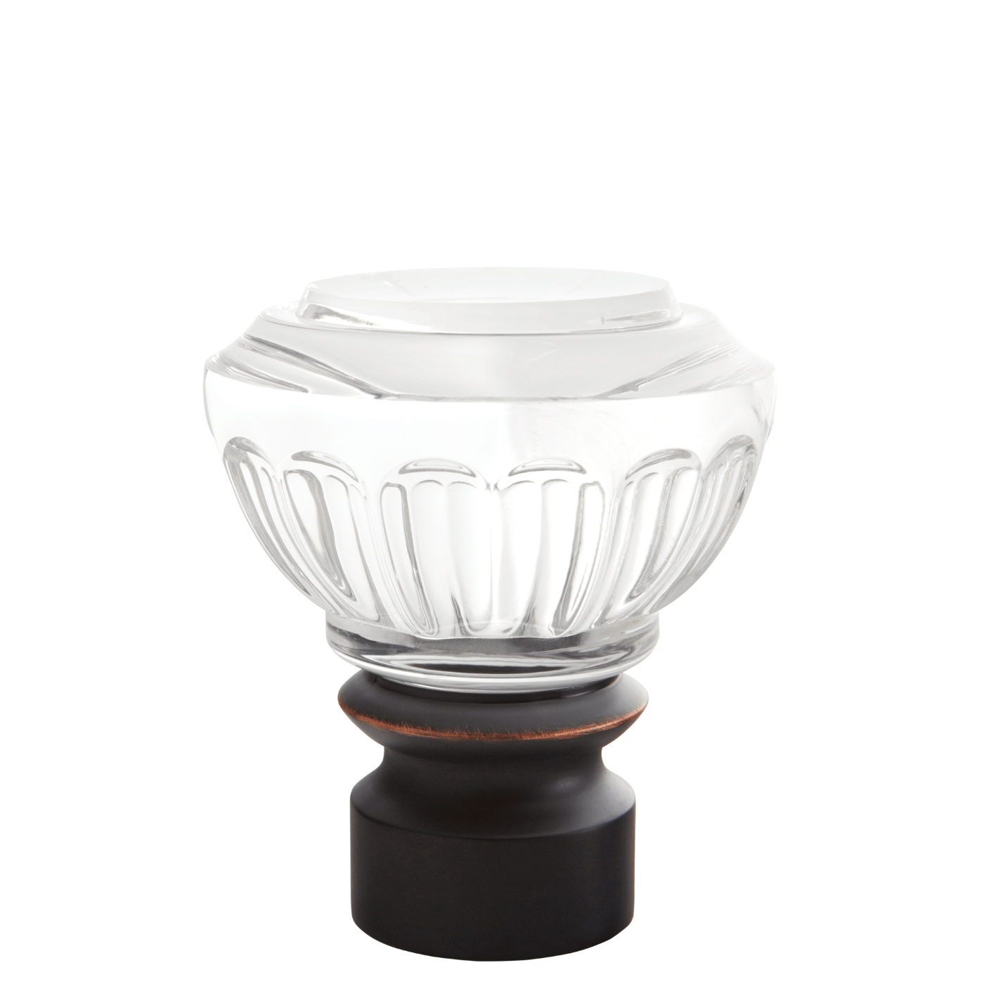 AriA Montclaire Urn Antique Finial 1-3/8" Dark Oil Rubbed Bronze