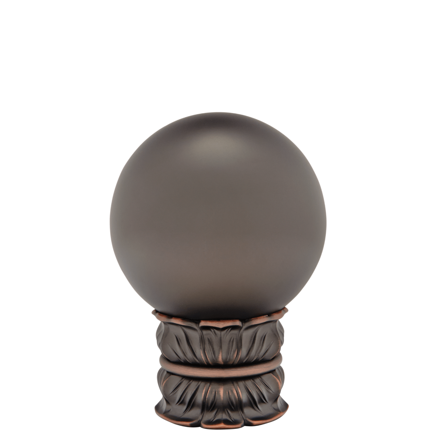 AriA Avalon Ball Antique Finial Iron Copper