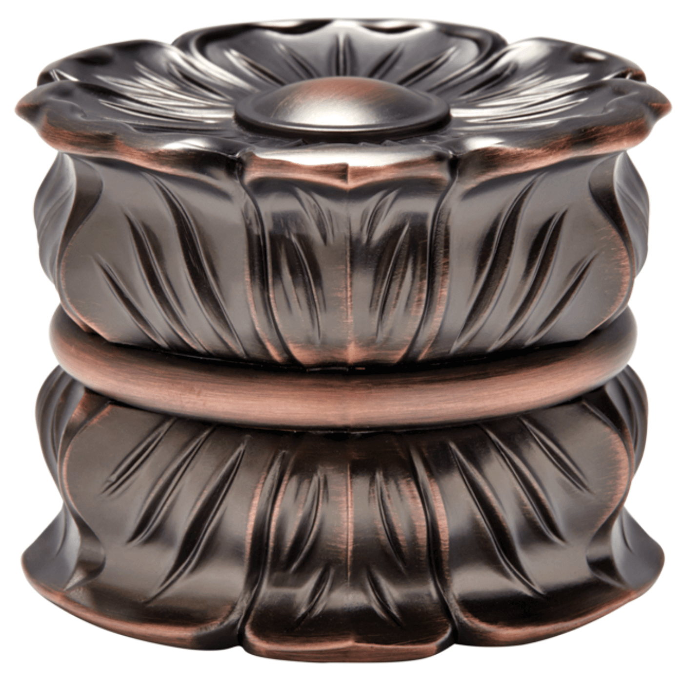 AriA Avalon End Cap Antique Finial 1-3/8" Iron Copper