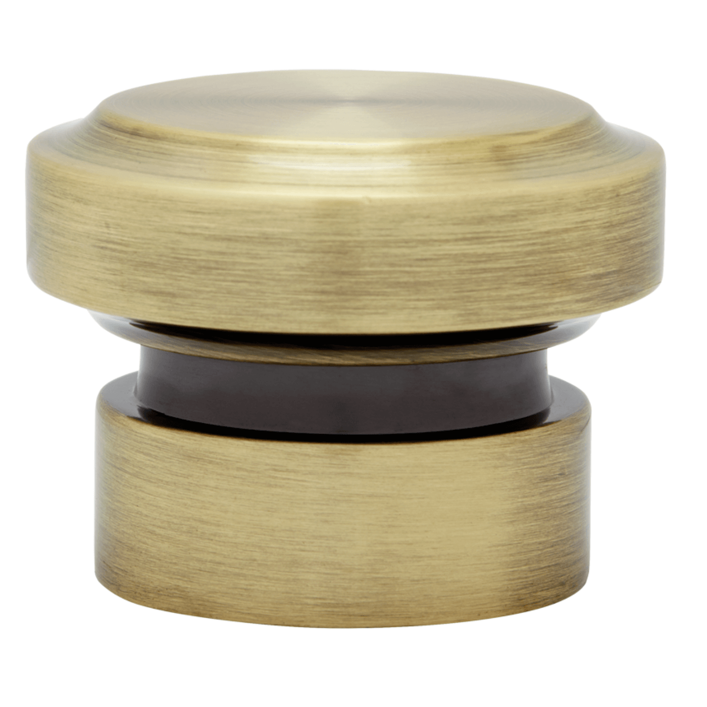 AriA Saxon End Cap Antique Finial 1-3/8" Antique Brass