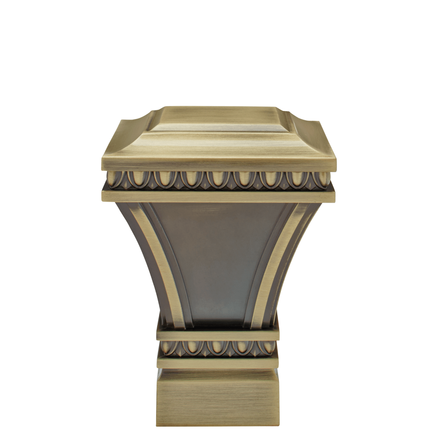 AriA Versailles Square Antique Finial 1-3/8" Antique Brass