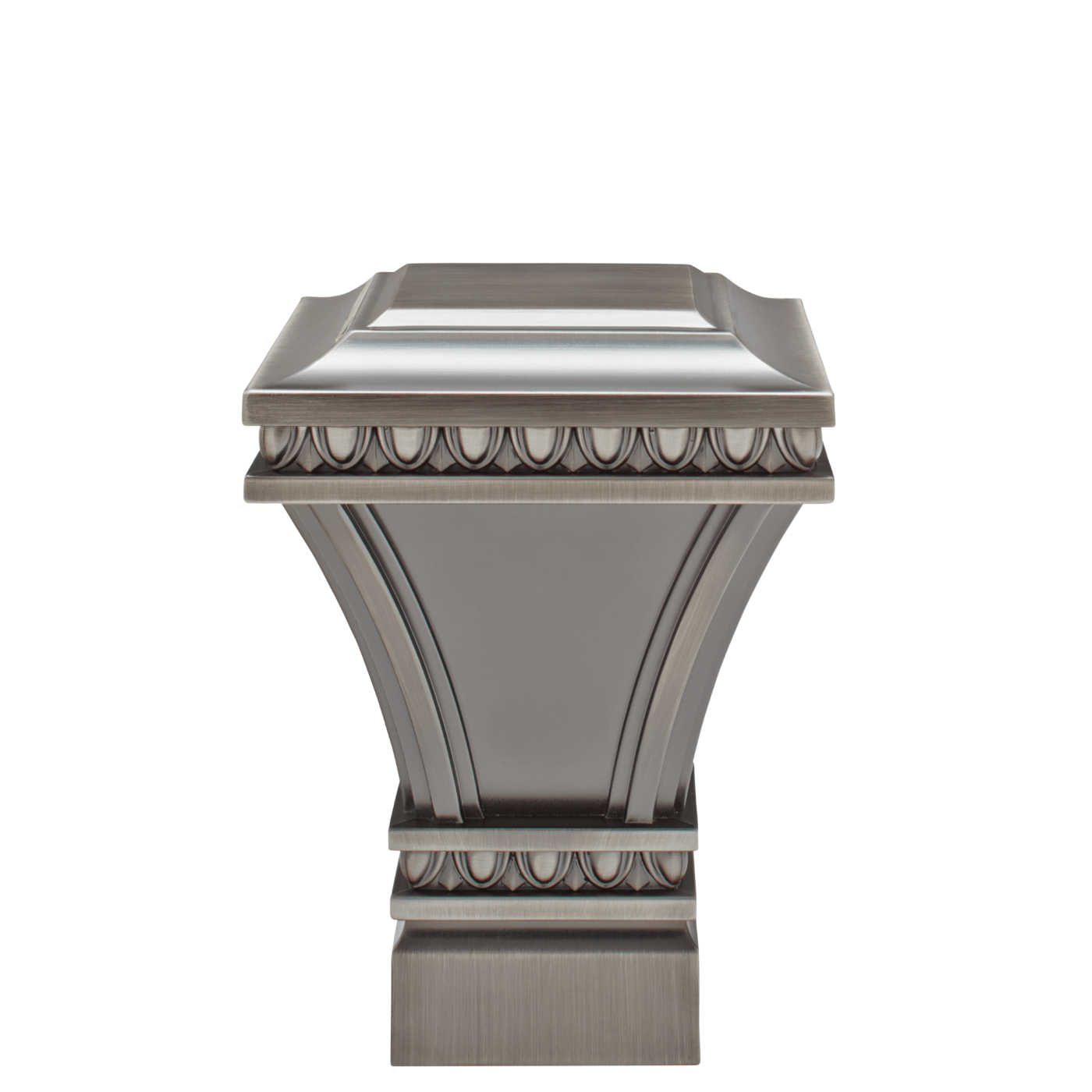 AriA Versailles Square Antique Finial 1-3/8" Antique Pewter