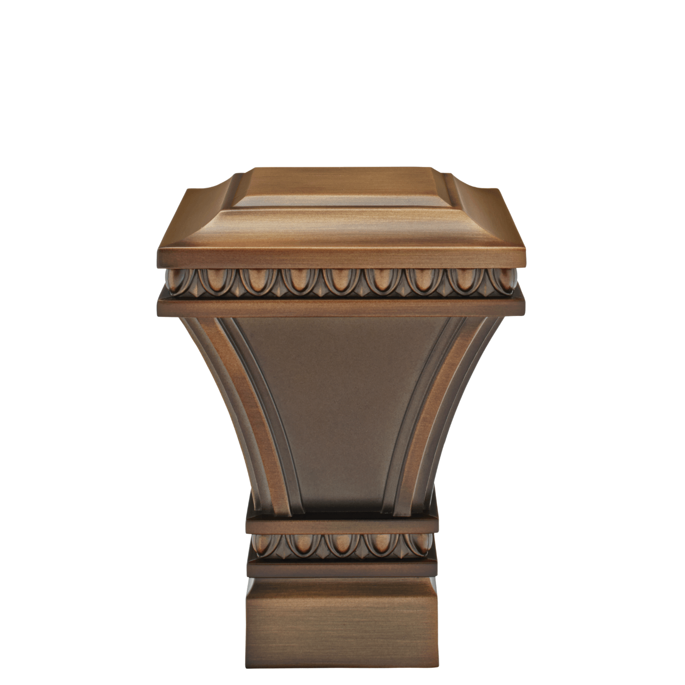 AriA Versailles Square Antique Finial 1-3/8" Brushed Bronze