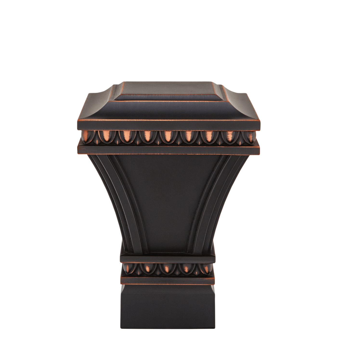 AriA Versailles Square Antique Finial 1-3/8" Dark Oil Rubbed Bronze