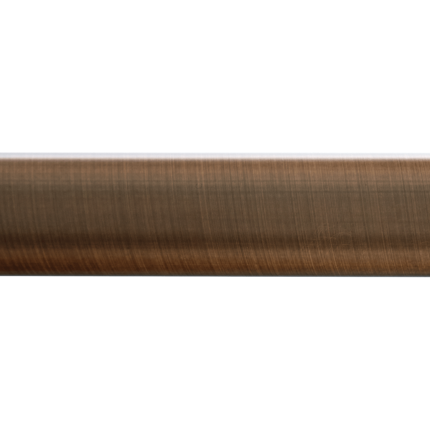AriA Metal Drapery Rod 1-3/8" Brushed Bronze