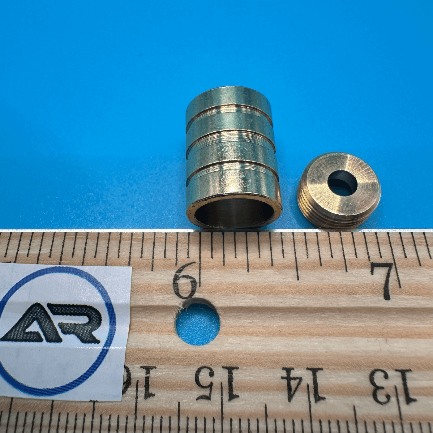3/8" brass inside mount socket