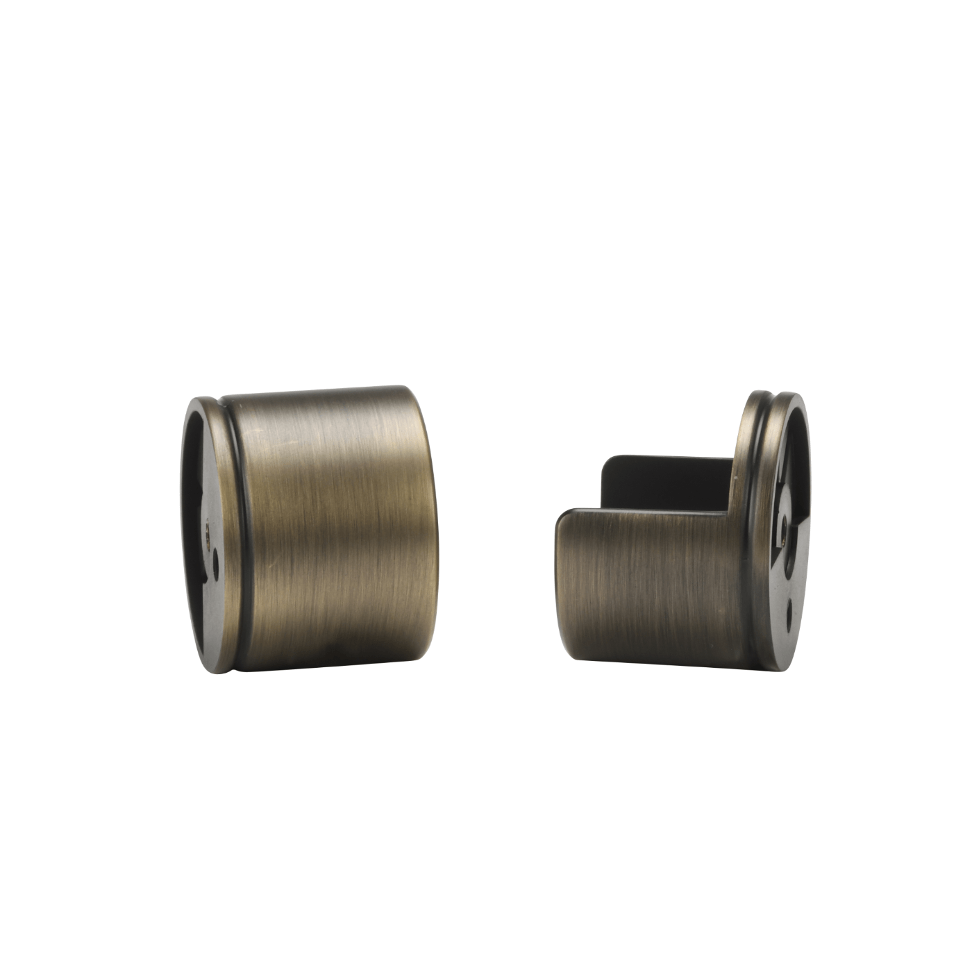 Kirsch 1-3/8" Inside Mount Socket for Designer Metals Elegant Brass