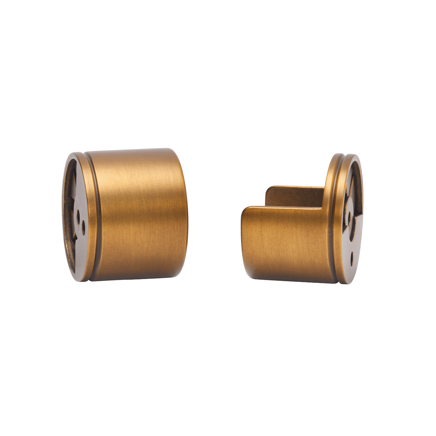 Kirsch 1-3/8" Inside Mount Socket for Designer Metals Gilded Bronze