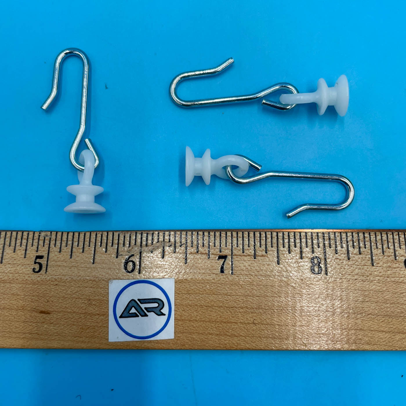 Kirsch Architrac Slides With Metal Hook - 10 Per Bag - 9685 - Kirsch Architrac - Series 94001, Kirsch Architrac Series 9046
