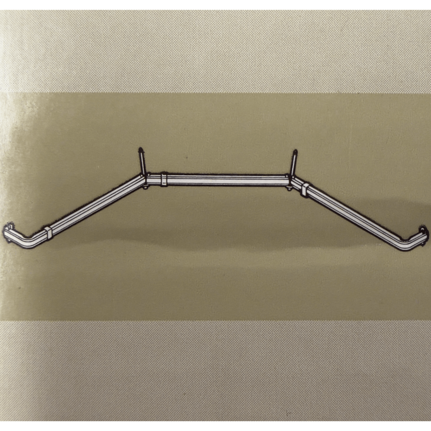 Kirsch Lockseam 78"-127" Bay Rod 2-1/2" Clearance