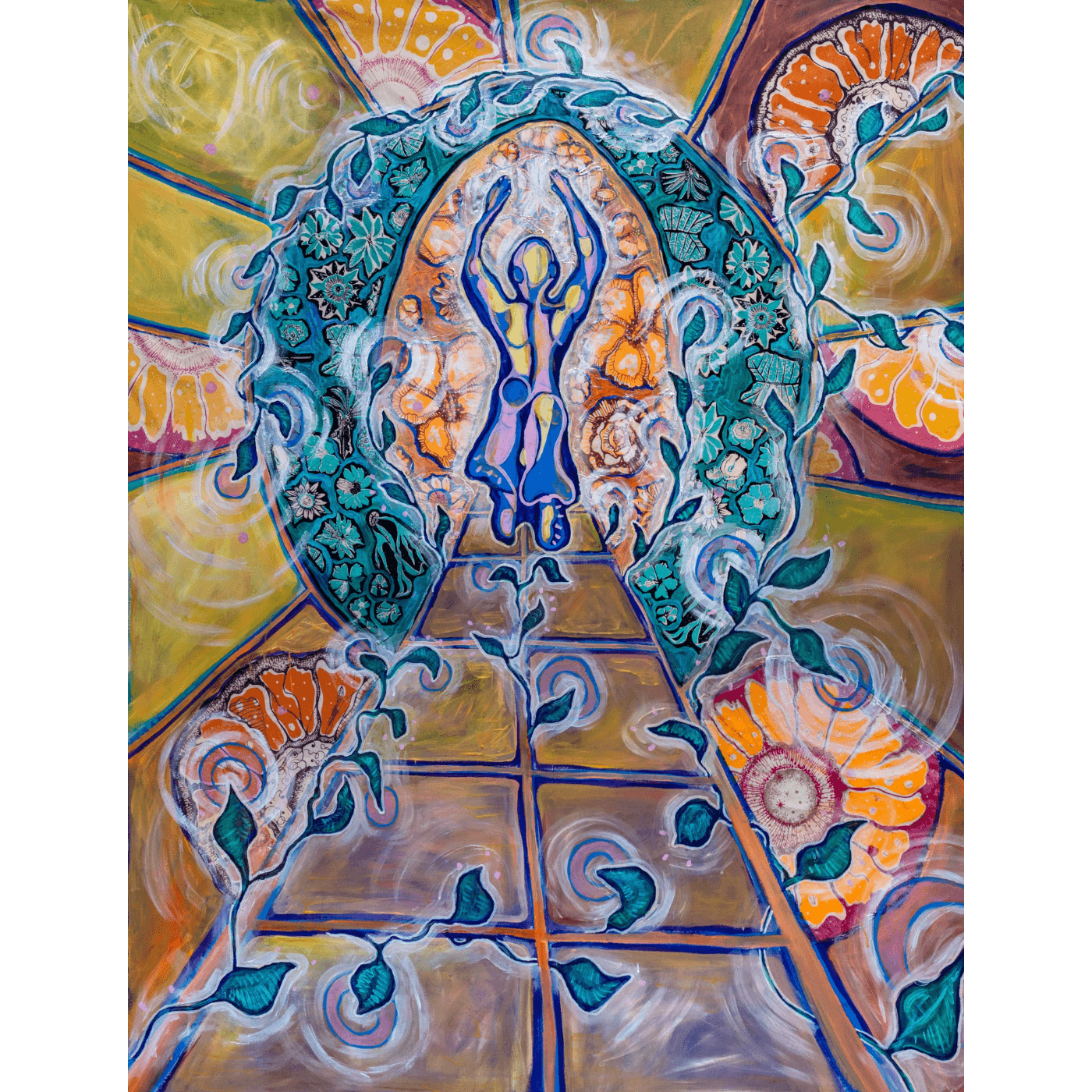 Power Moves by Laurie Shapiro Art 64" x 48"