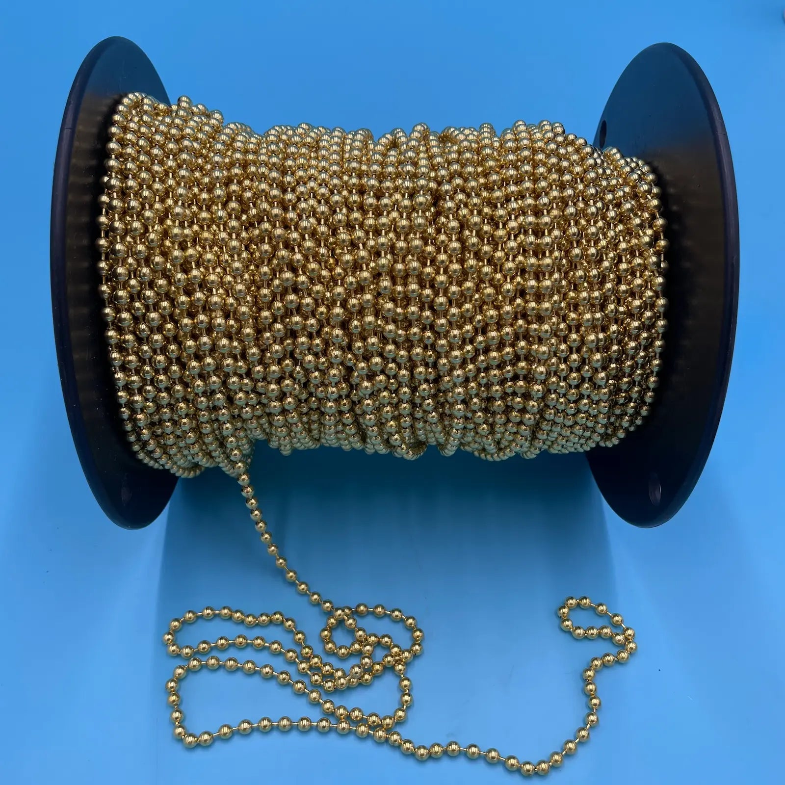 #10 Polished Brass Control beaded Chain