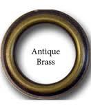 1-5/8" Antique Brass Spur Grommet - Alan Richard Textiles, LTD Conso Decorative Accessories, Conso Large Diameter 1-5/8"Spur Grommets