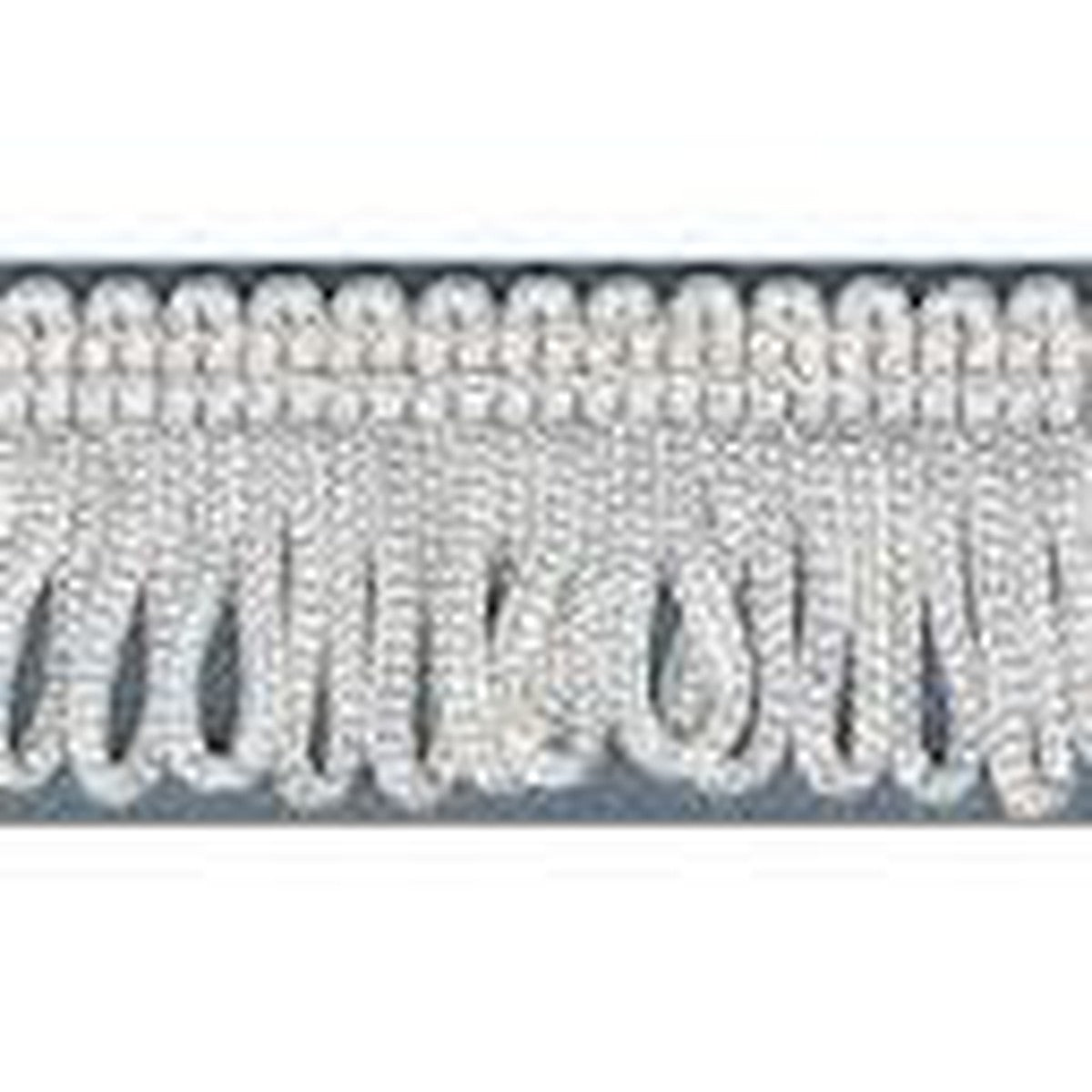 1" Rayon Loop Fringe/A01 White 24 Yards/Roll - Conso Trimming