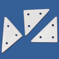 1" Vinyl Covered Triangle Weights - Box of 100 - Drapery Weights