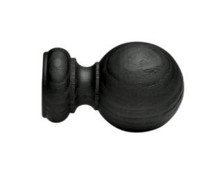 2" Wood Trends® Ball Finial - 800 - Sandblasted Black - Kirsch Wood Trends (Finials)