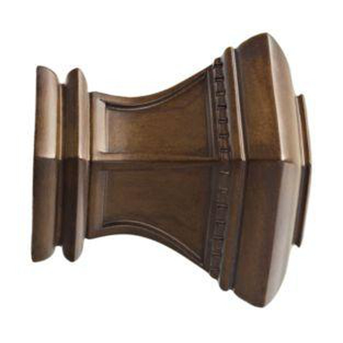 2" Wood Trends® Bristol Finial - 827 - Hazelnut - Alan Richard Textiles, LTD Kirsch Wood Trends (Finials)