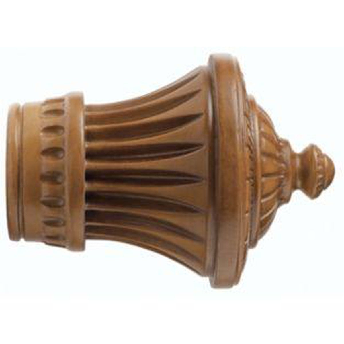 2" Wood Trends® Charleston Finial - 820 - Estate Oak - Alan Richard Textiles, LTD Kirsch Wood Trends (Finials)