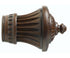 2" Wood Trends® Charleston Finial - 841 - Coffee - Alan Richard Textiles, LTD Kirsch Wood Trends (Finials)
