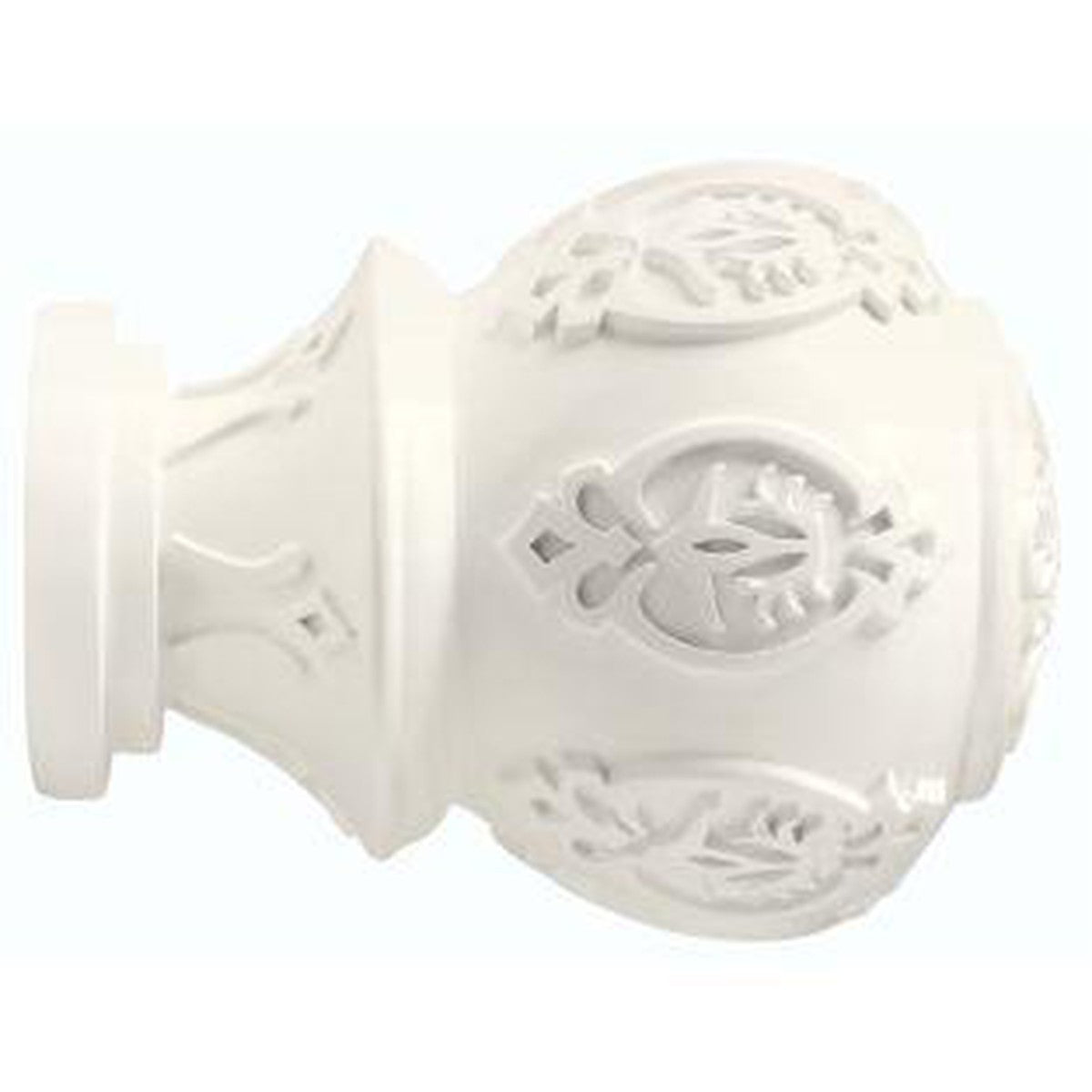 2" Wood Trends® Lacey Finial - 025 - White - Kirsch Wood Trends (Finials)
