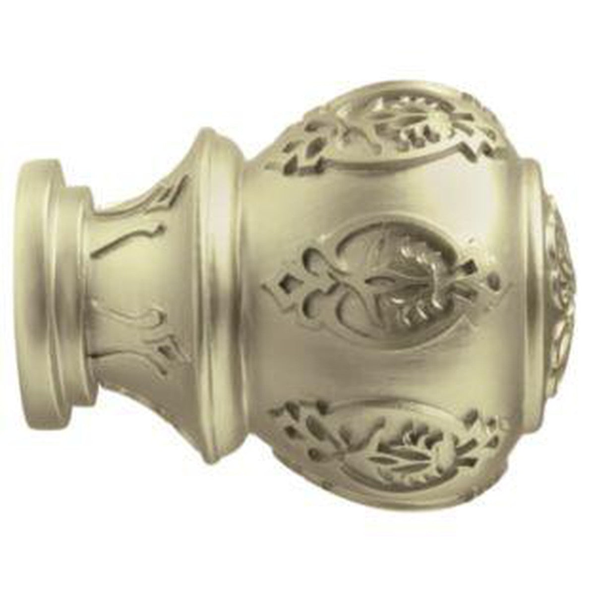 2" Wood Trends® Lacey Finial - 894 - Satin Gold - Alan Richard Textiles, LTD Kirsch Wood Trends (Finials)