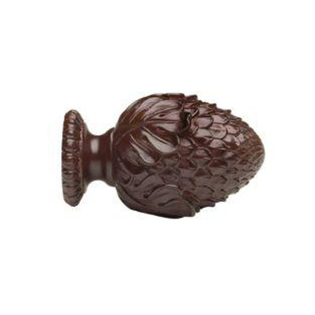 2" Wood Trends® Oakleaf Cone Finial - 083 - Mahogany - Alan Richard Textiles, LTD Kirsch Wood Trends (Finials)