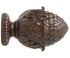 2" Wood Trends® Oakleaf Cone Finial - 841 - Coffee - Alan Richard Textiles, LTD Kirsch Wood Trends (Finials)