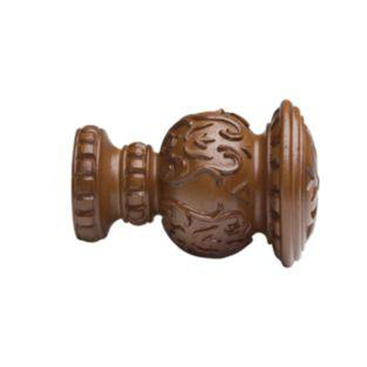 2" Wood Trends® Reign Finial - 085 - Walnut - Alan Richard Textiles, LTD Kirsch Wood Trends (Finials)