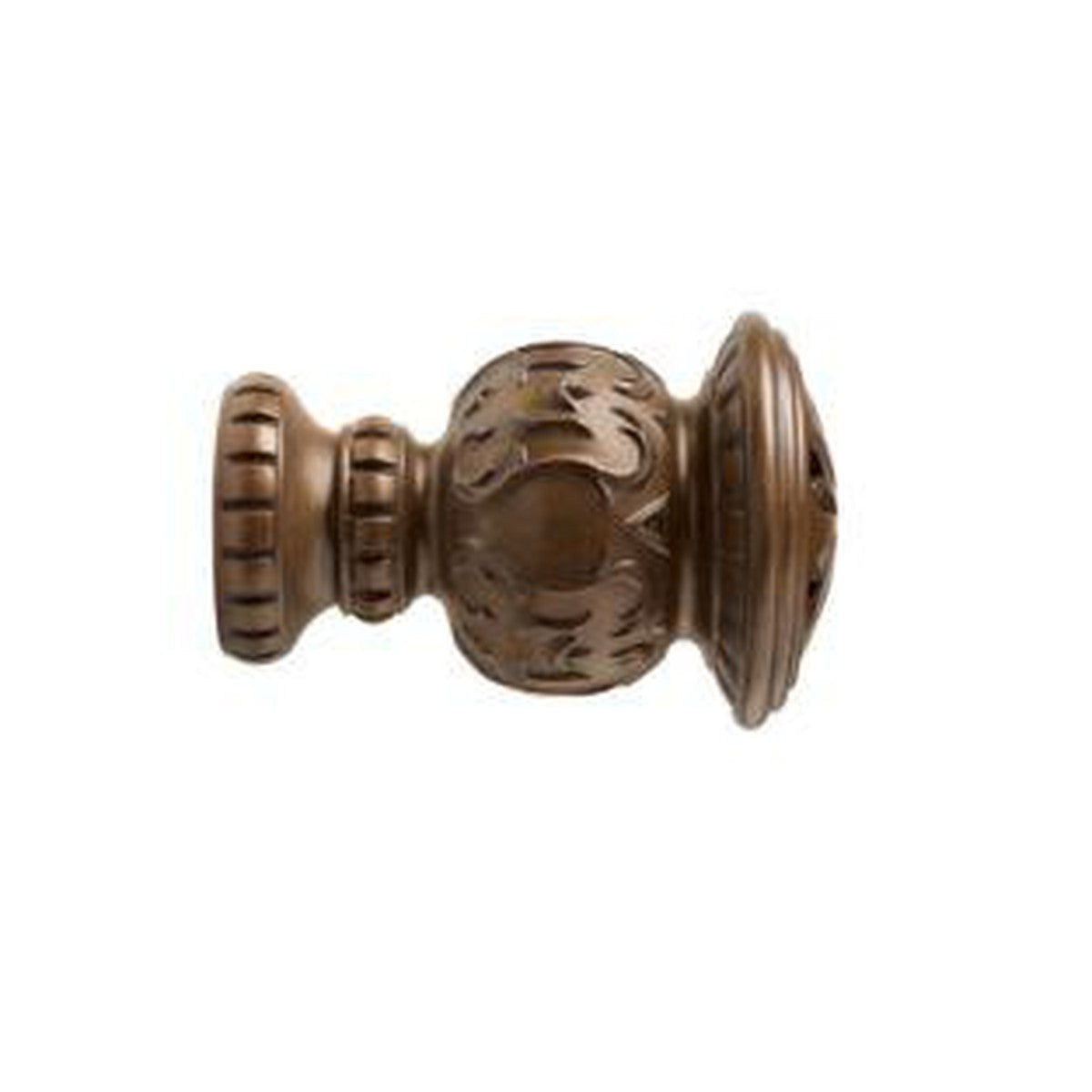 2" Wood Trends® Reign Finial - 827 - Hazelnut - Alan Richard Textiles, LTD Kirsch Wood Trends (Finials)
