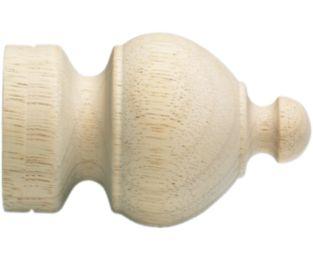 2" Wood Trends® Sherwood Finial - 091 - Unfinished - Kirsch Wood Trends (Finials)