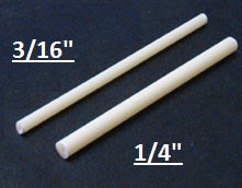 3/16" Fiberglass Round Roman Shade Ribs - 20 Ribs - Alan Richard Textiles, LTD Roman Shade Ribs & Weight Bars