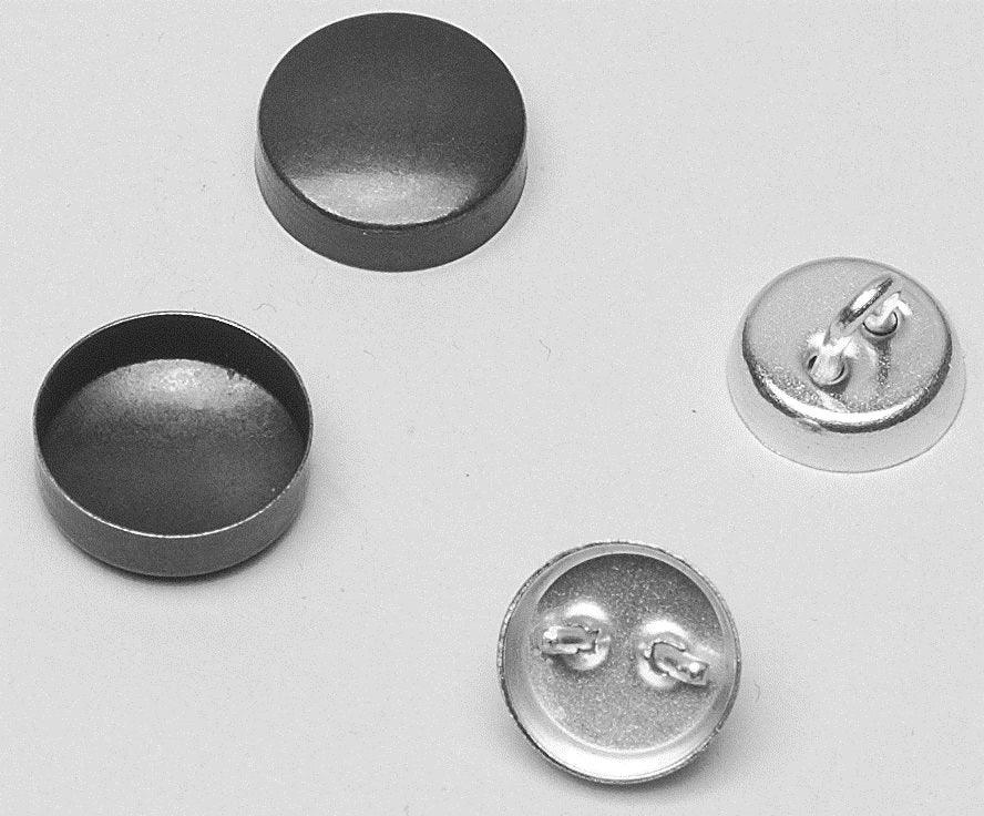 3/4" Wire Eye Backs W/Rust Resistant Shell  (5 gross/pack) - Buttons, C.S. Osborne Buttons
