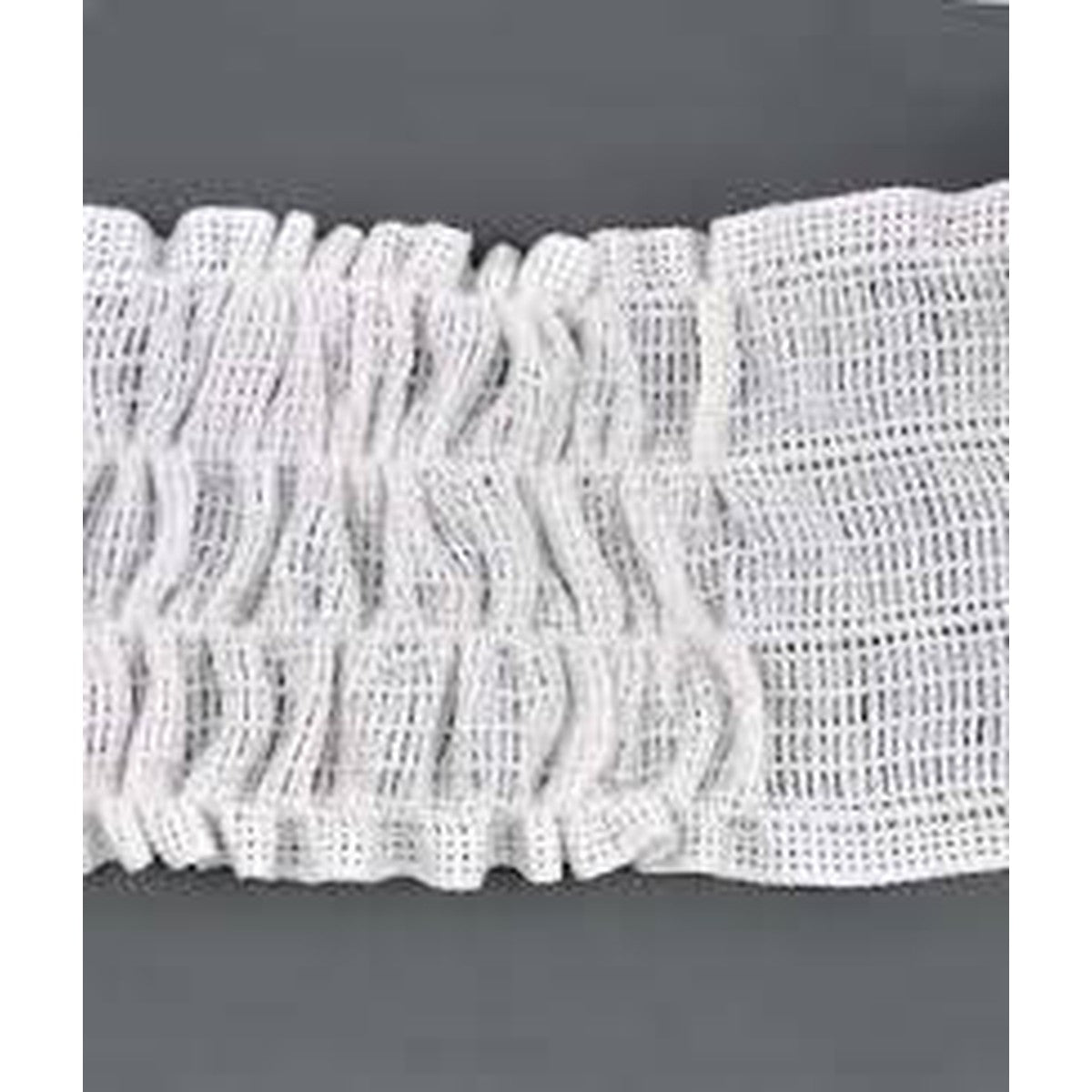 4" 4 Cord Shirring Tape - White - Shirring Tapes