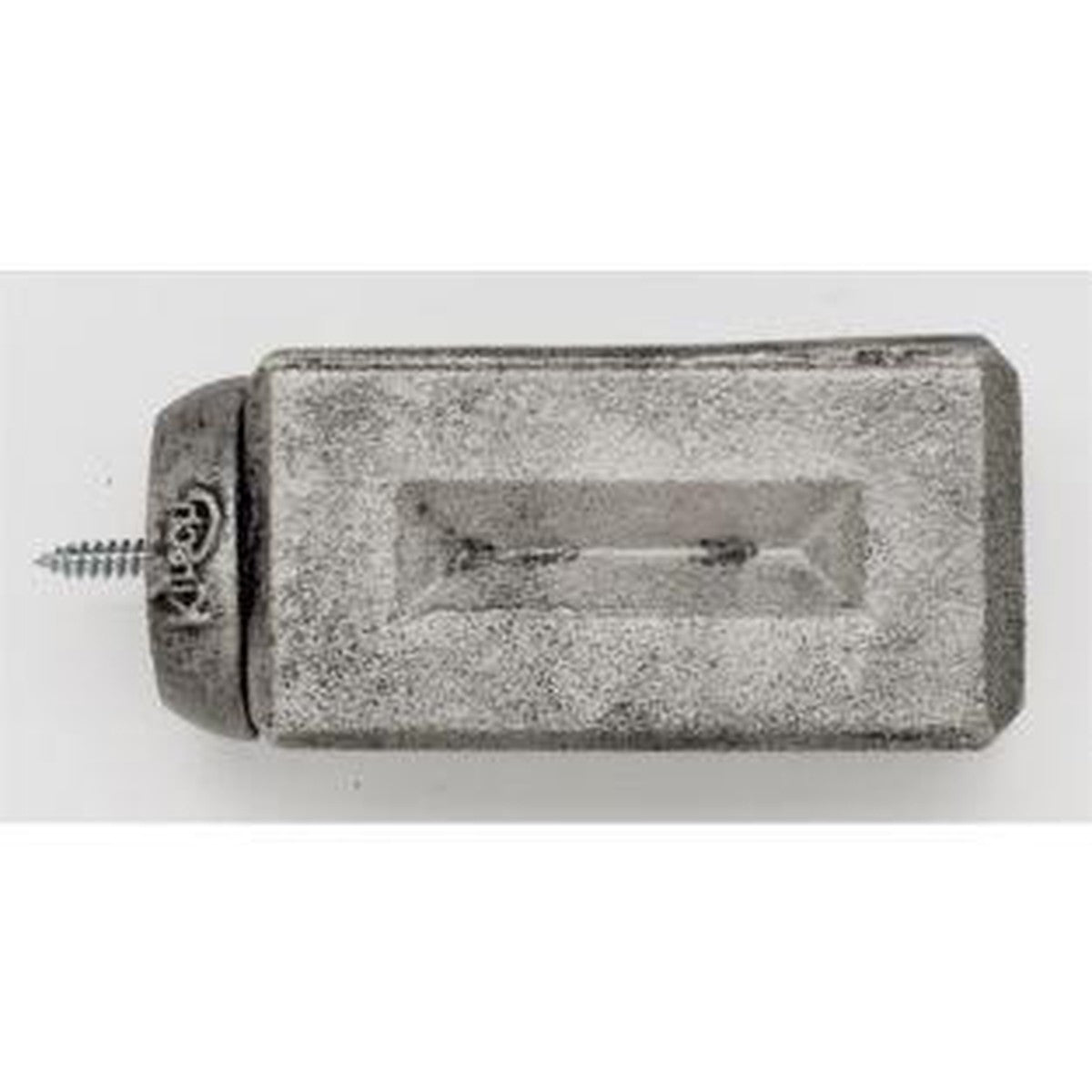 Beveled Brick Finial With Plug - 011 - Antique Pewter - Alan Richard Textiles, LTD Kirsch Wrought Iron, Kirsch Wrought Iron Finials