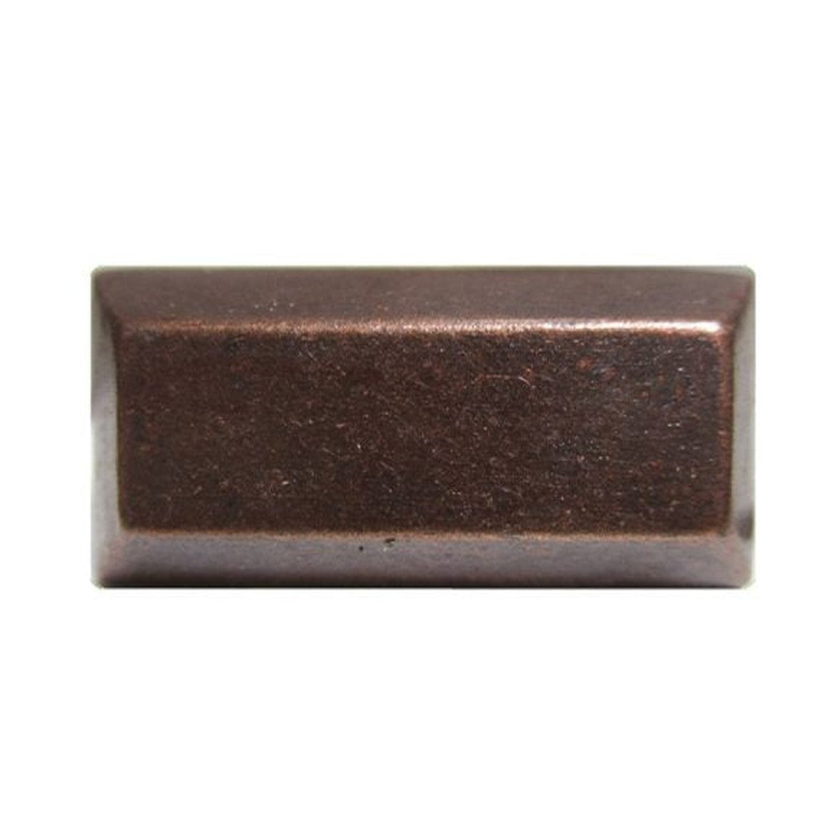 Bronze # 93 Rectangle Nail 25/Box Head Size: 7/16" X 1 3/16" Nail Length: 5/8" - Alan Richard Textiles, LTD Black Diamond Decorative Nail Collection - Specialty Shapes