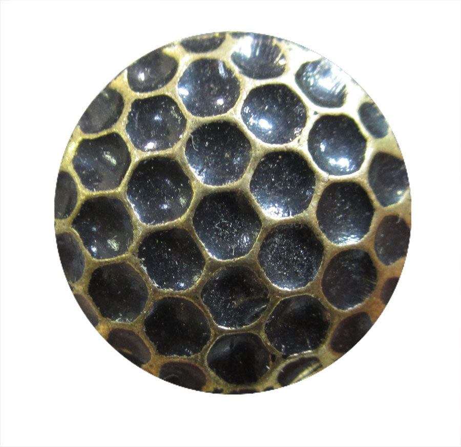 Bronze Ren. Honey Comb 1000/BX Head Size:1/2" Nail Length:1/2 - Alan Richard Textiles, LTD Designers Choice Decorative Nail Collection
