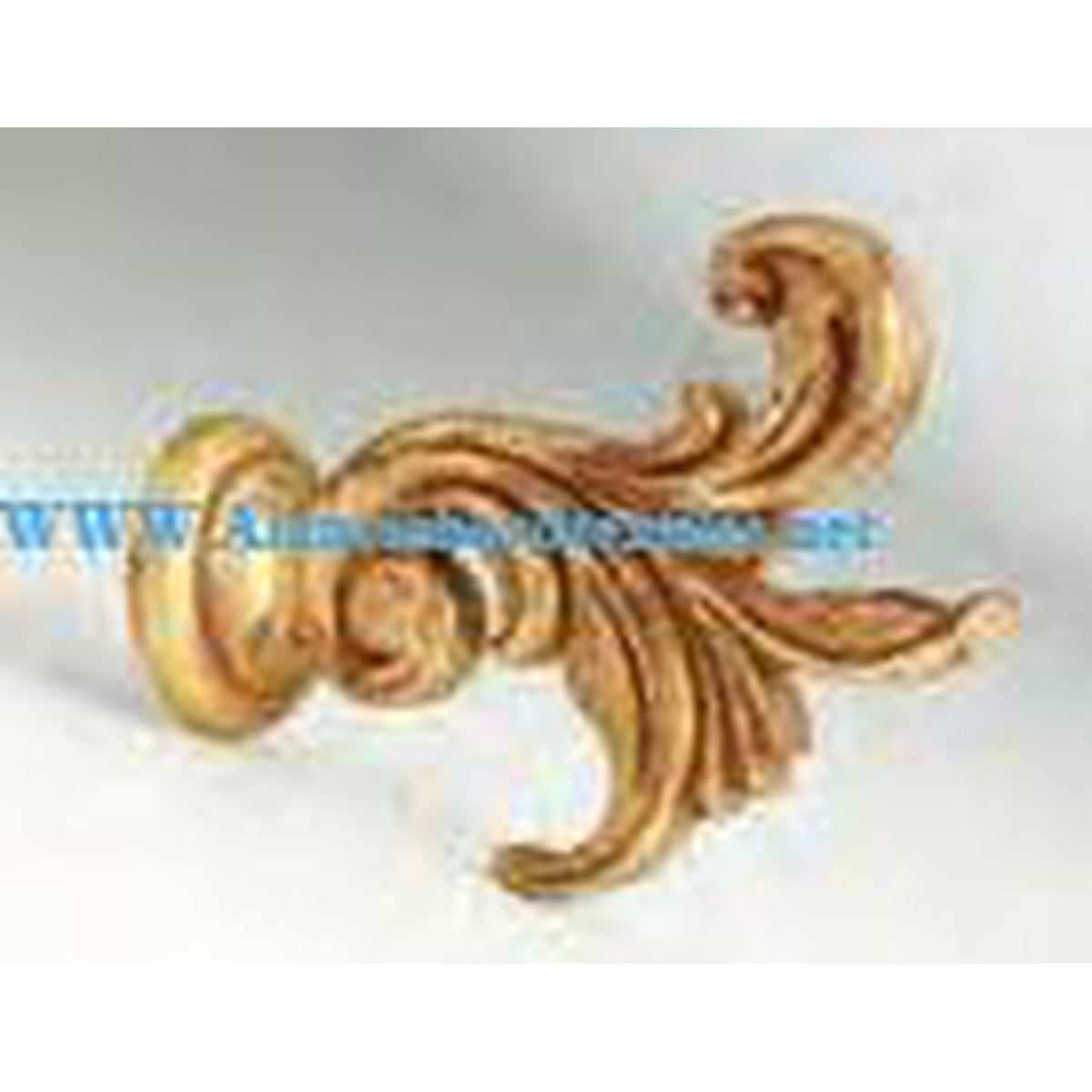 Buckingham Leaf Dance Finial for 3" Pole (pair) - Alan Richard Textiles, LTD Kirsch Buckingham Finials