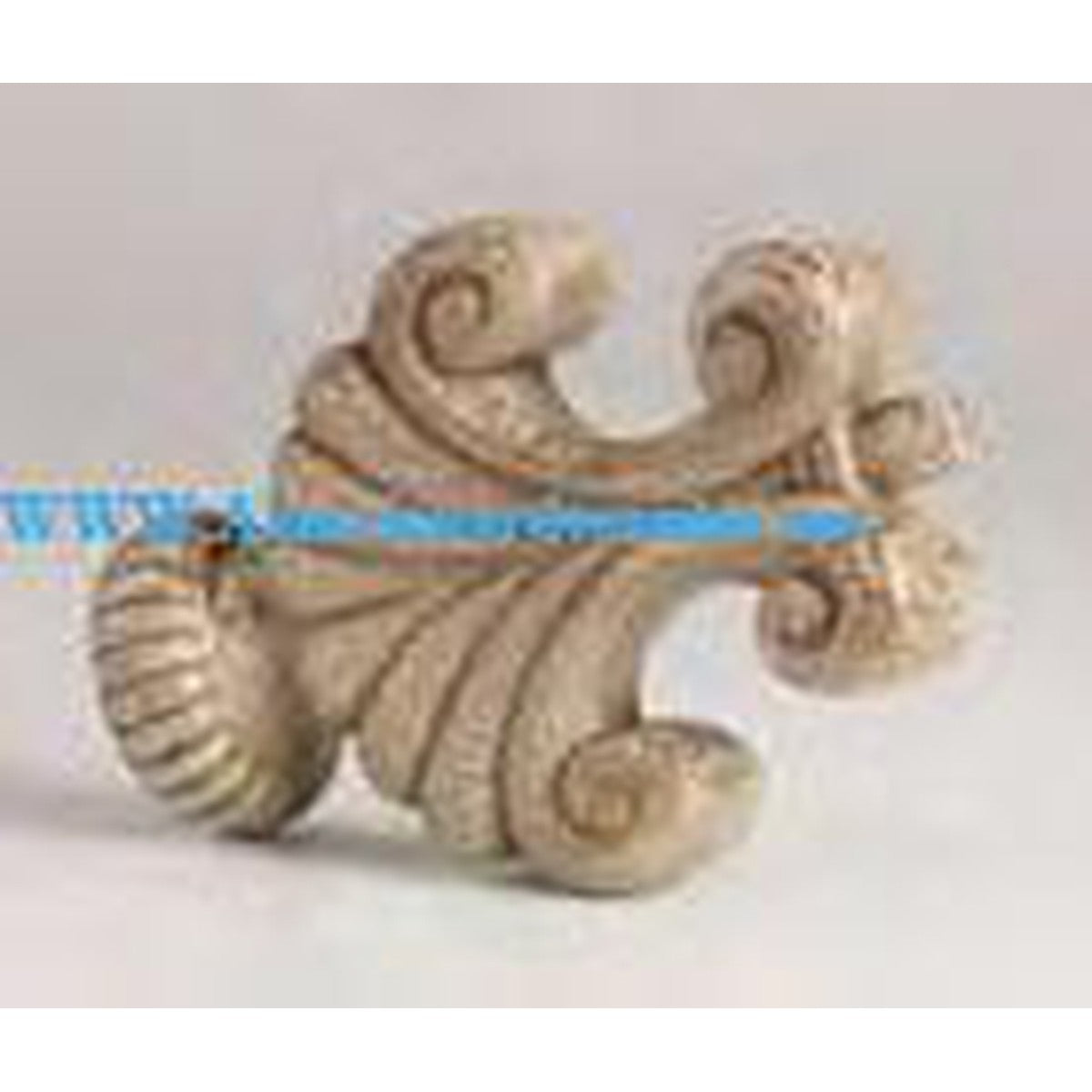 Buckingham Swirl Finial (pair) - Alan Richard Textiles, LTD Kirsch Buckingham Finials