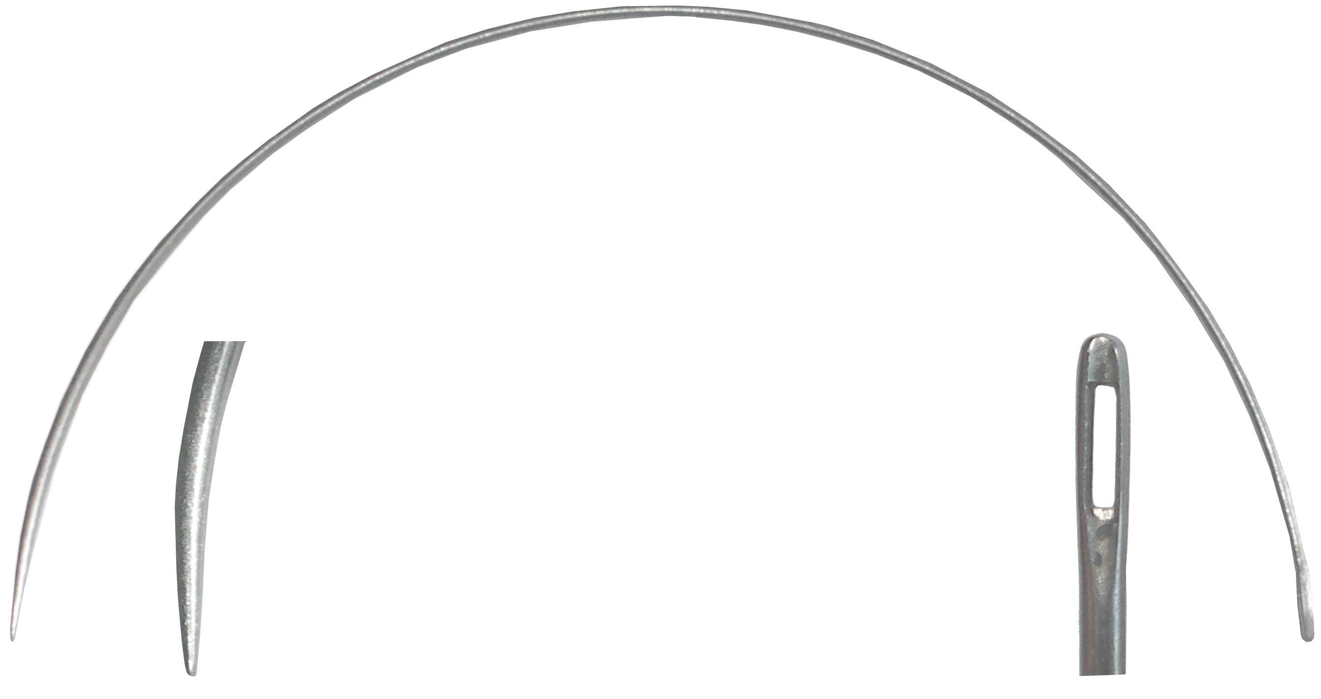 C.S. Osborne 2-1/2"-18 Ga.Cd.Rd.Pt.Lt - Alan Richard Textiles, LTD C.S. Osborne, C.S. Osborne Curved Needles