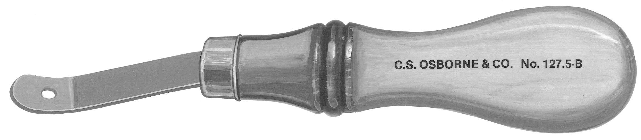 C.S. Osborne Bissonnette Bent Edge Tool 9/64" - Alan Richard Textiles, LTD C.S. Osborne, C.S. Osborne Edge Tools