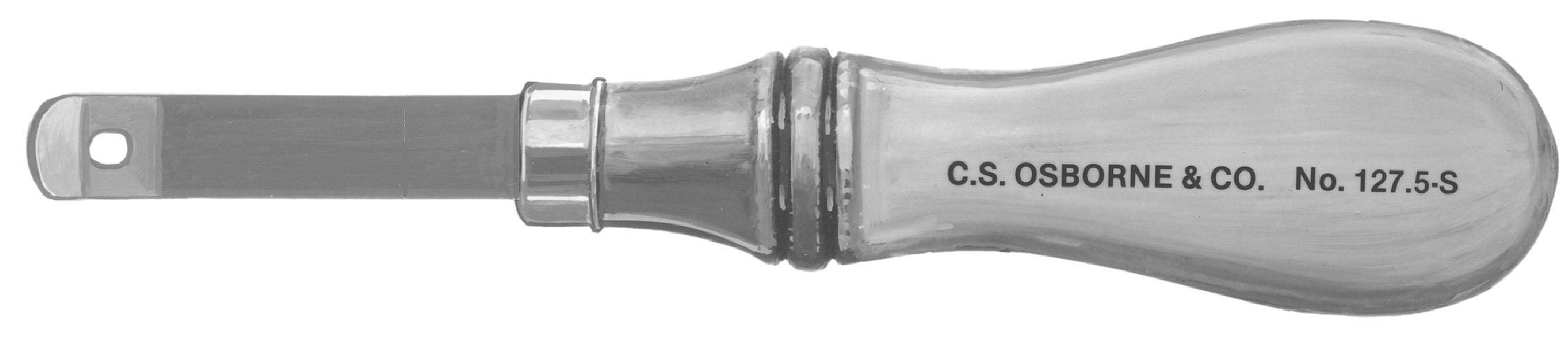 C.S. Osborne Bissonnette Straight Edge Tool 7/32" - Alan Richard Textiles, LTD C.S. Osborne, C.S. Osborne Edge Tools