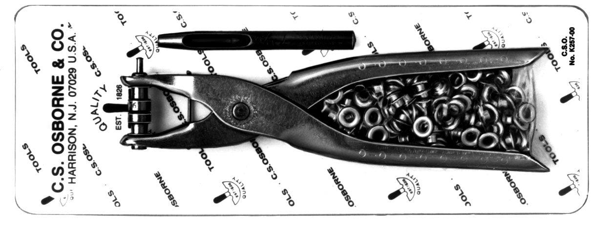 C.S. Osborne Brass Grommet Kit - Alan Richard Textiles, LTD C.S. Osborne, C.S. Osborne Grommet Kits