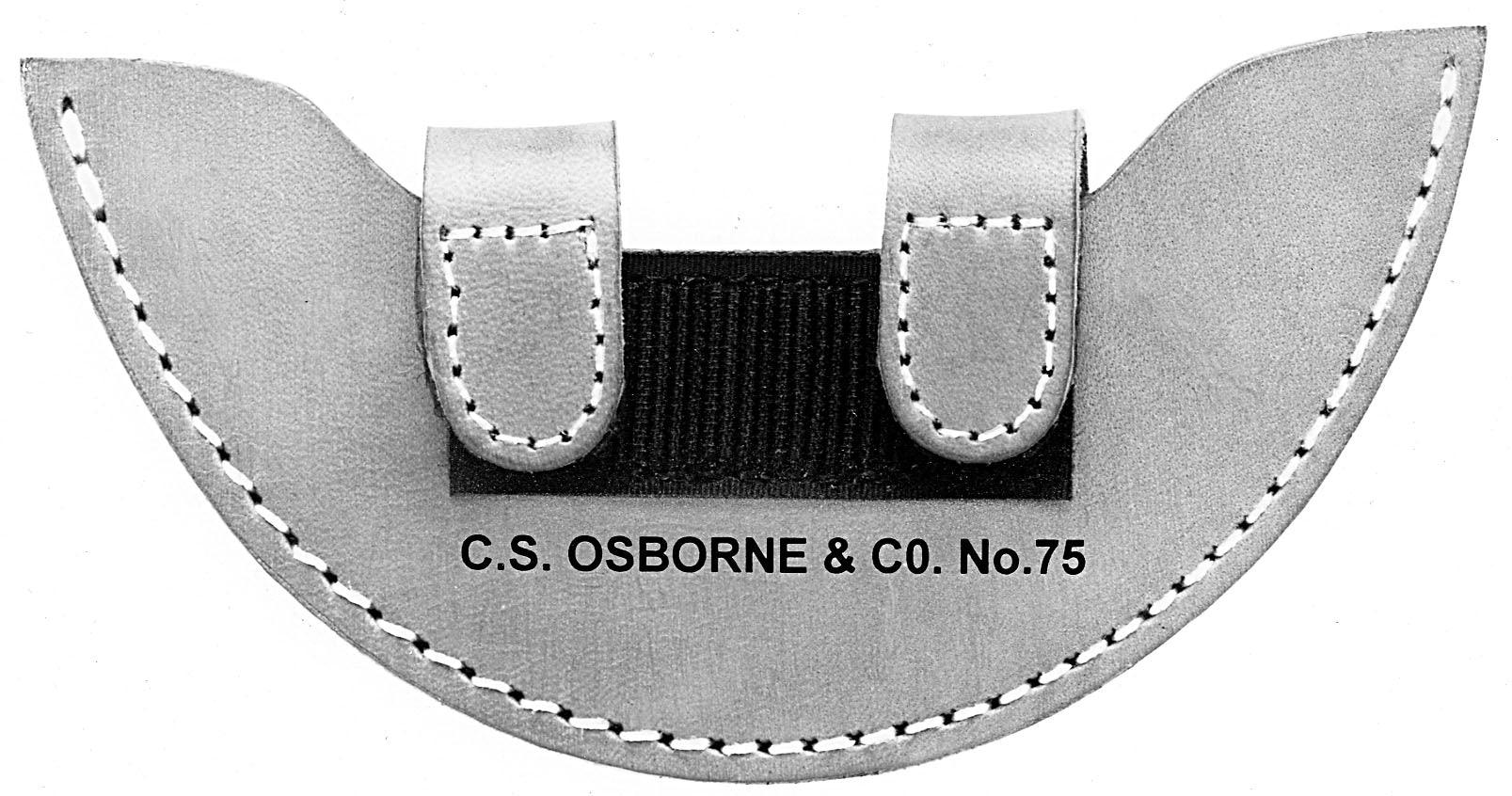 C.S. Osborne Halfmoon Leather Sheath - Alan Richard Textiles, LTD C.S. Osborne Knives