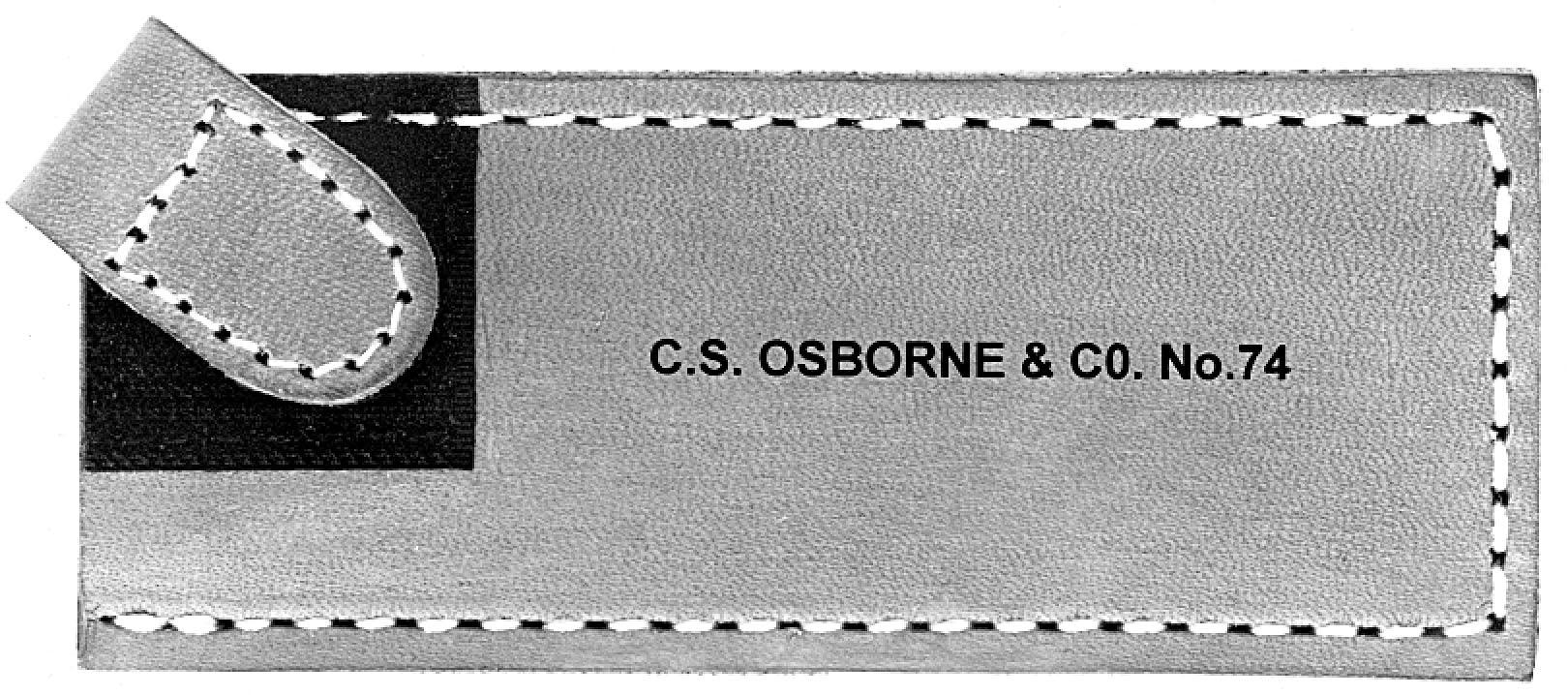 C.S. Osborne Rectangle Leather Sheath - Alan Richard Textiles, LTD C.S. Osborne Knives